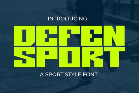 Defen Sport: Capturing Athletic Energy in Typography