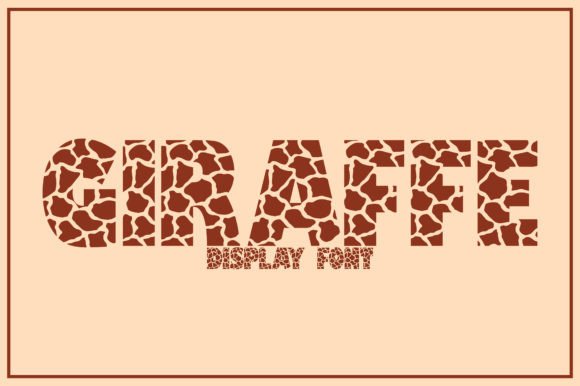 Giraffe: A Playful Font for Creative Design