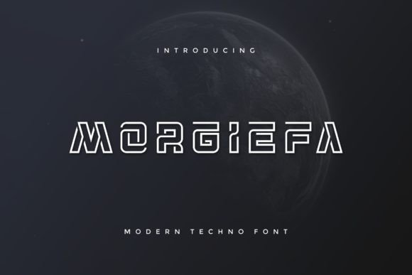 Morgiefa: A Bold Display Font for Modern Design