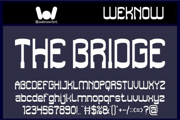 The Bridge: A Modern Slab Serif for Bold Visual Identity
