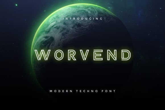 Worvend: The Bold Display Font for Modern Design